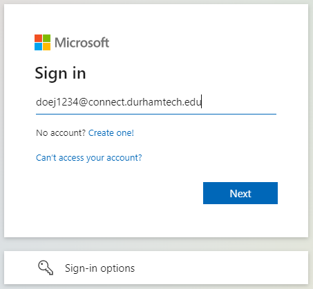 Office 365 sign in screen with username and password fields