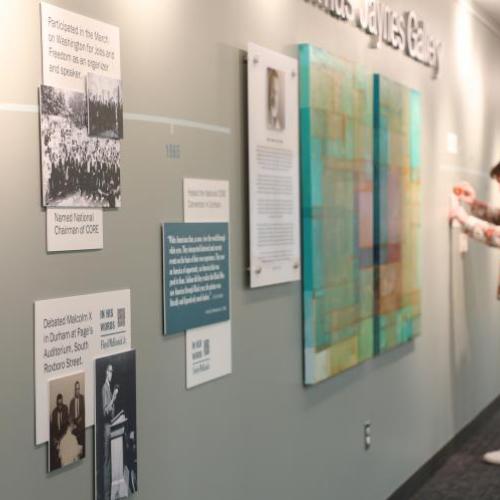 The Museum of Durham History has partnered with 彩库宝典app to have 鈥淭he Life and Legacy of Floyd B. McKissick, Sr.鈥� exhibit at the College until April.